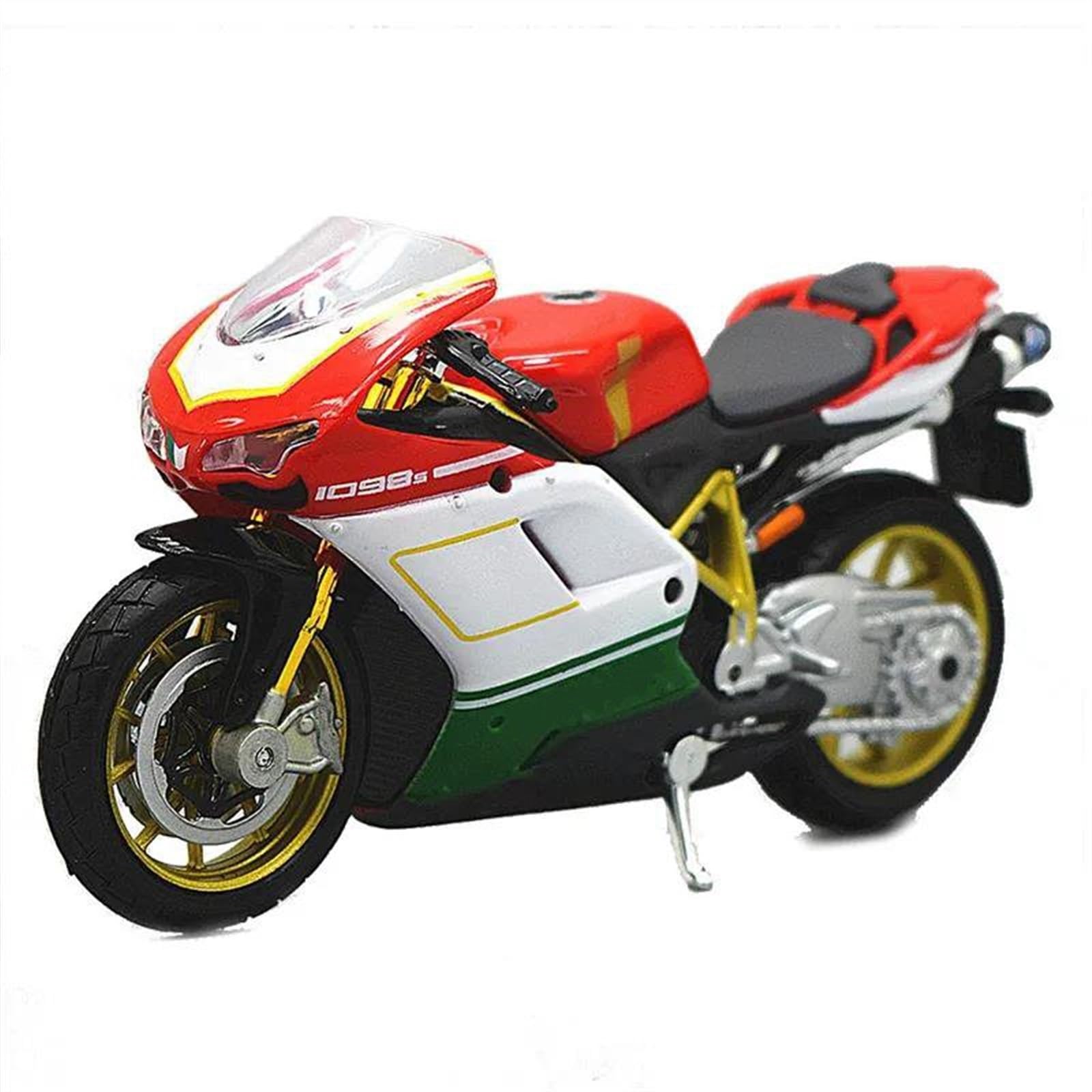 SEYXF Motorbike Toy Motorcycle Model Simulation Alloy Toy 1:18 for Ducati 1098 S(No Box)