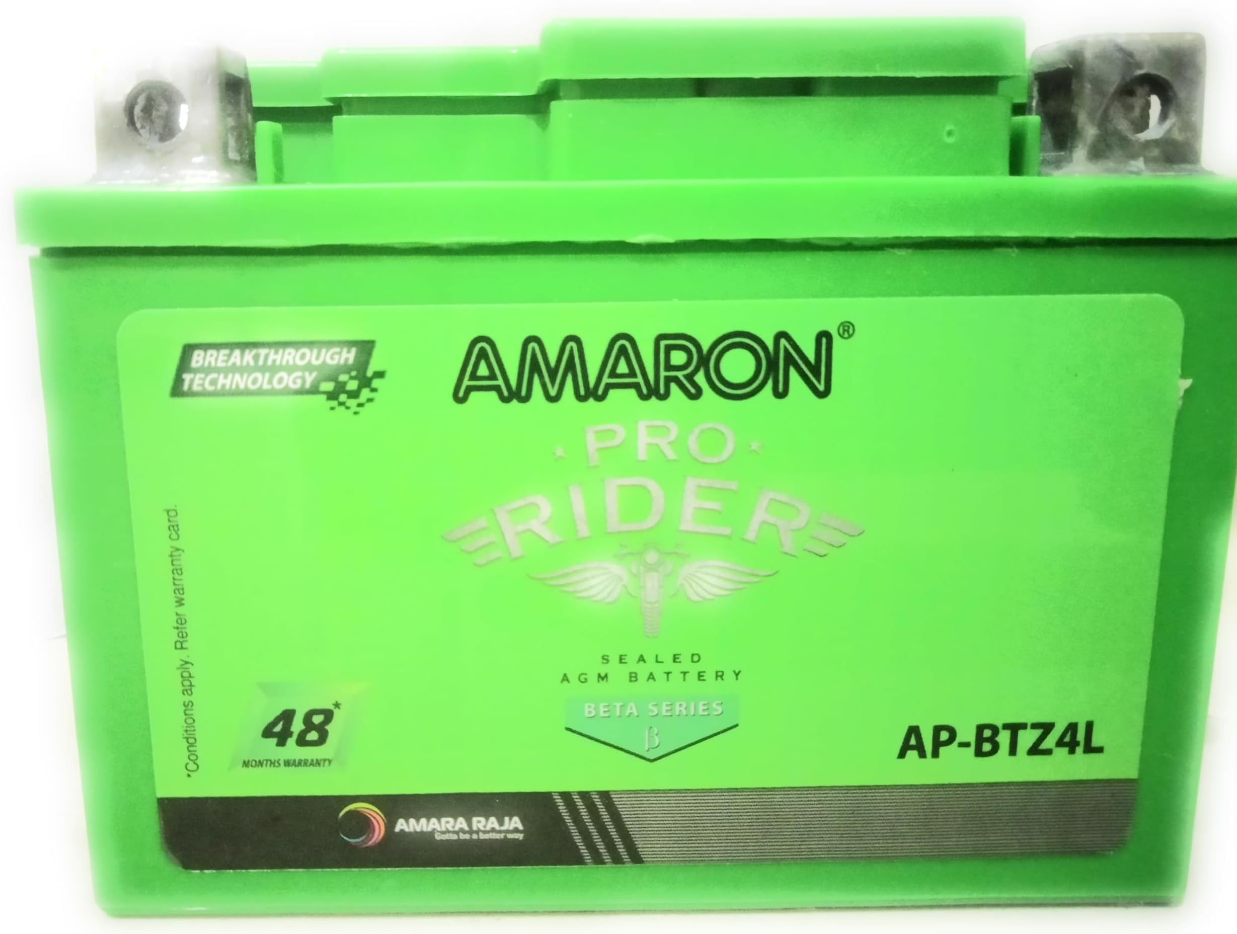 Amaron Pro Bike Rider Beta ABR-PR-APBTZ4L Two Wheeler Battery (Capacity: 4 amp_hour)