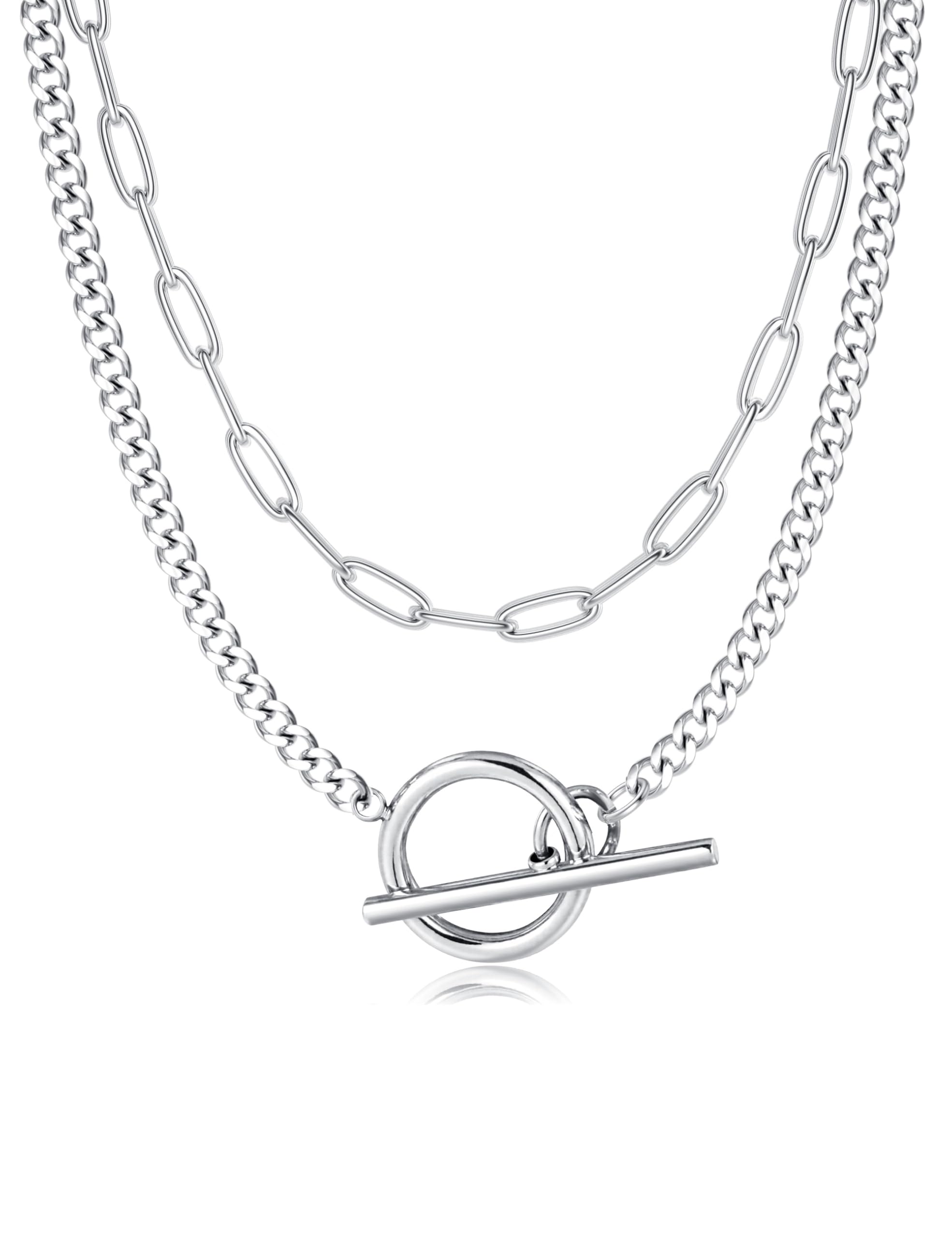 Collier avec fermoir toggle facile à mettre pour chaîne empilable - 8