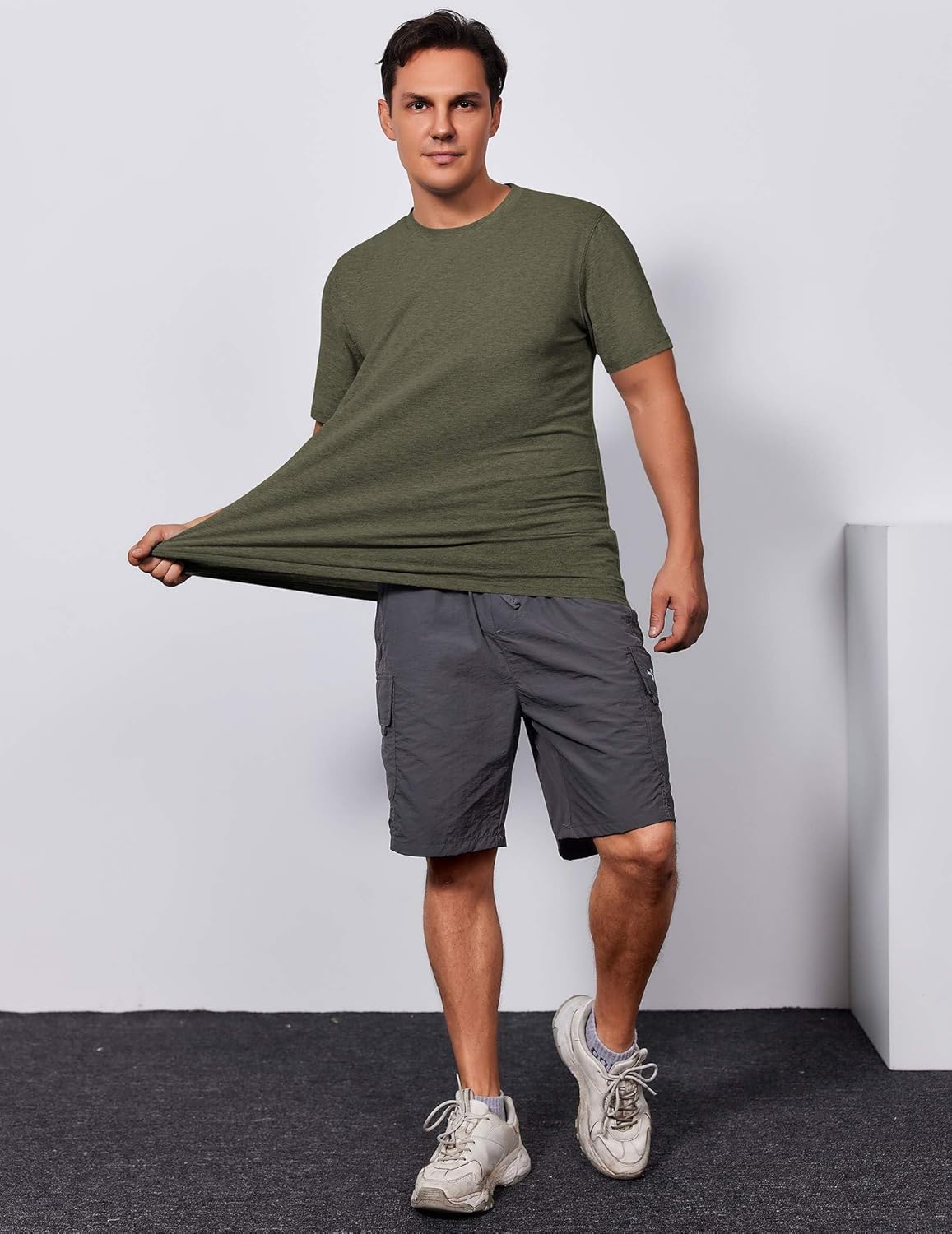 COOFANDY Men's T Shirt Short Sleeve Cotton Blend T-Shirts Crew Neck Casual Summer Basic Tee Shirts - Image 6