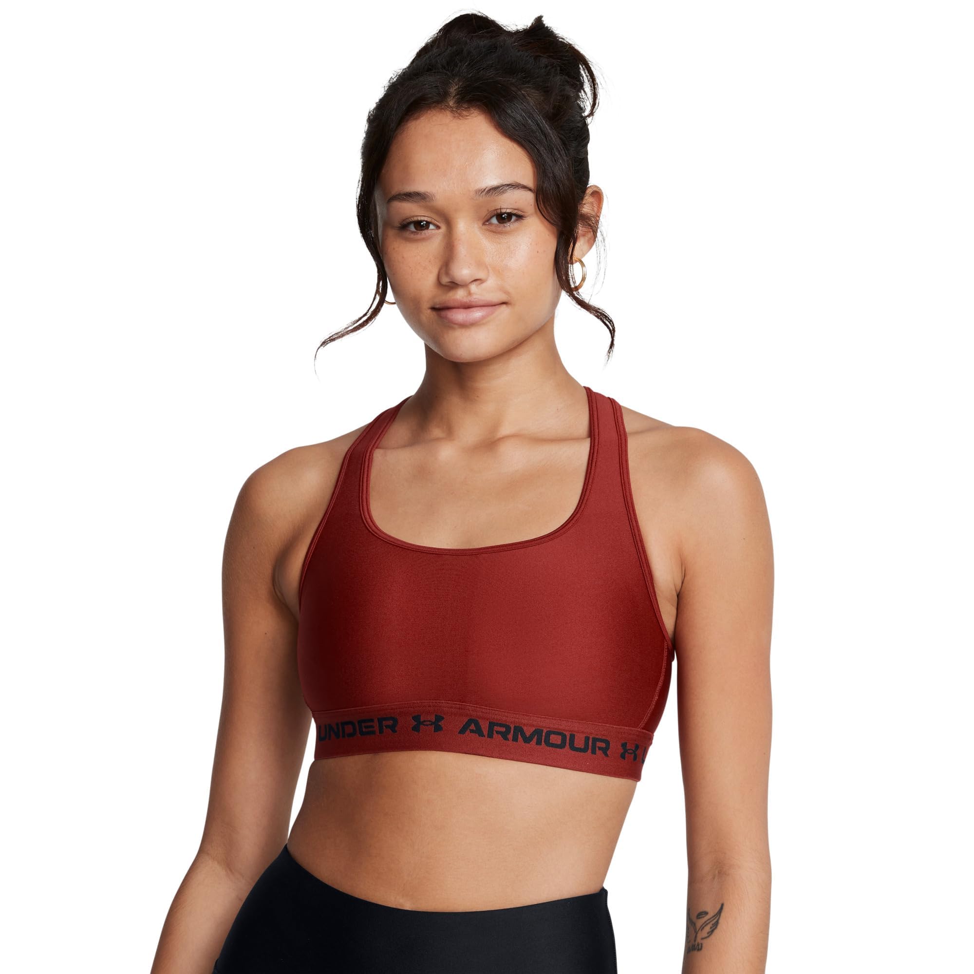 Under Armour Women's Crossback Mid Impact Sports Bra