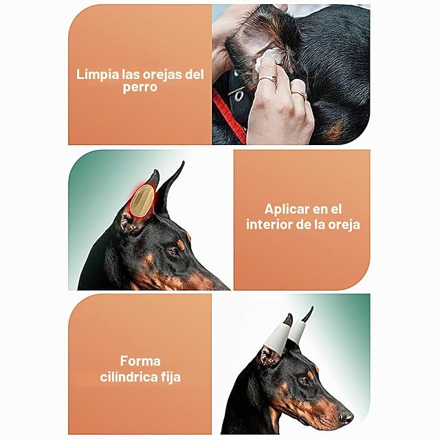 Foto 7 de 8 de Adhesivo para soporte de orejas de perro, calcomanías suaves para orejas de perro corregidas