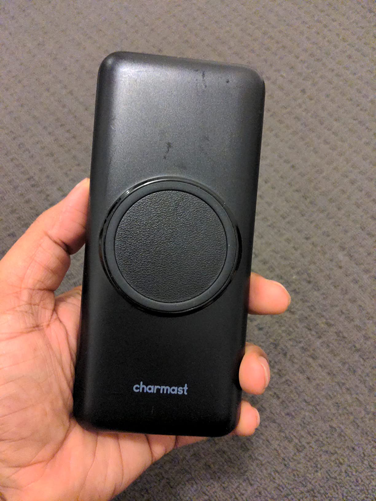 Charmast Wireless Power Bank 20000mAh, 22.5W PD QC 3.0 Externe batterij Draadloze oplader, Wireless Power Bank 4 uitgangen en 2 ingangen Compatibel met iPhone 12/11/X/XS/XR meer