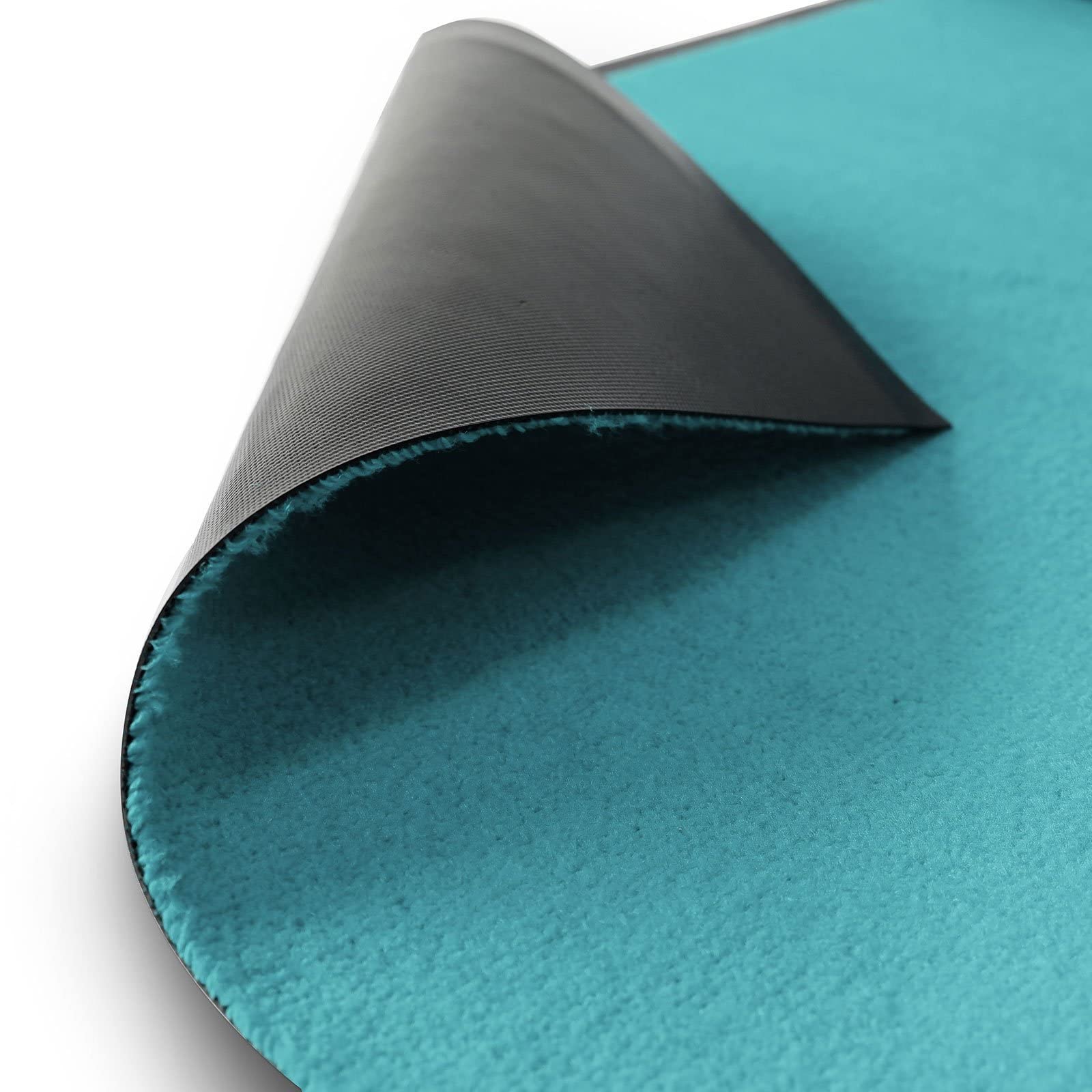 Floordirekt Paillasson sur mesure, 120 x 250 cm, Turquoise, Tapis d'entrée, Paillasson, Tapis de porte, Tapis d'accueil, Tapis anti-poussière, Vendu à la découpe, Mono