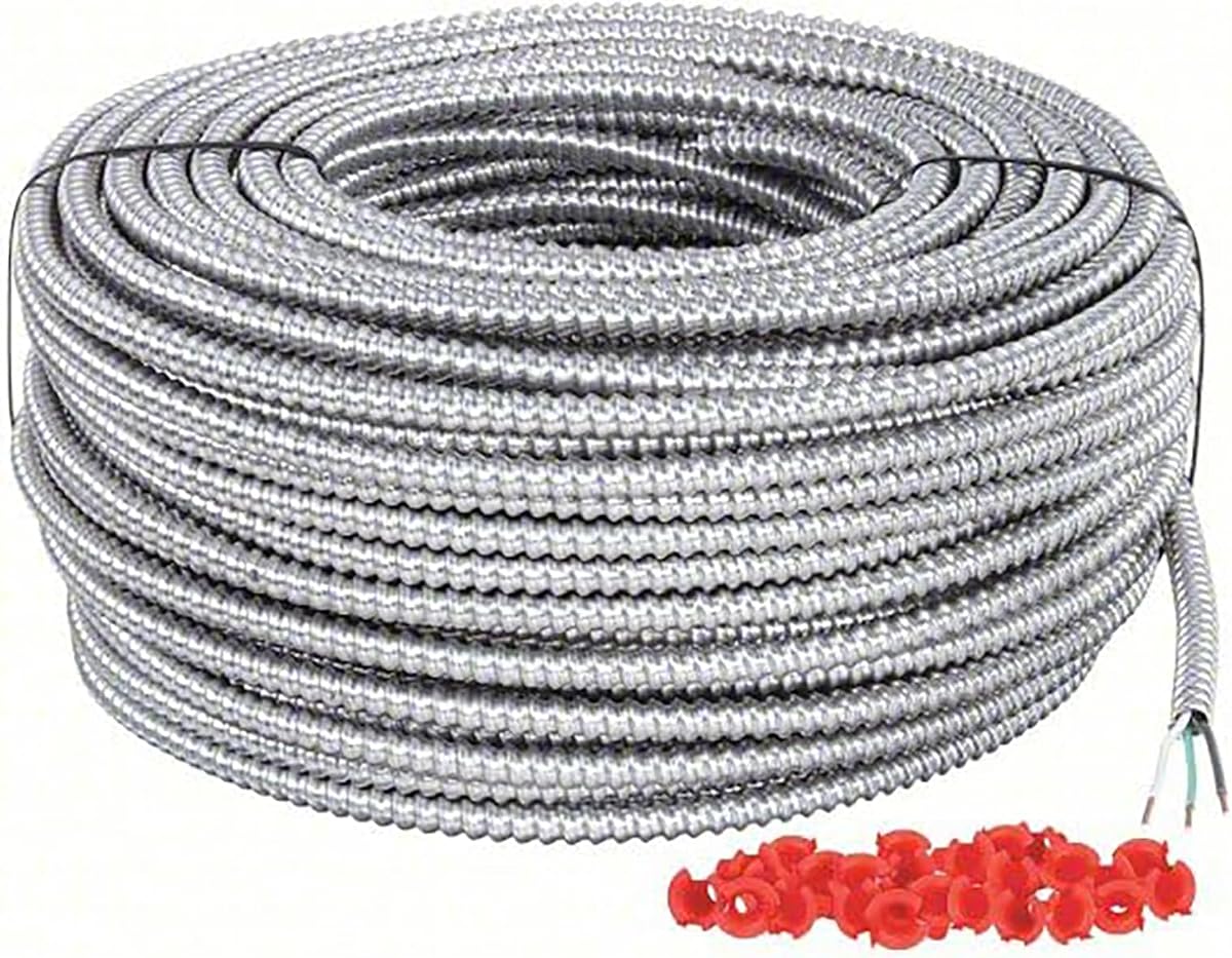 Southwire 68580001 250-Foot 12-Gauge 2-Conductor Type MC Conduit, Aluminum