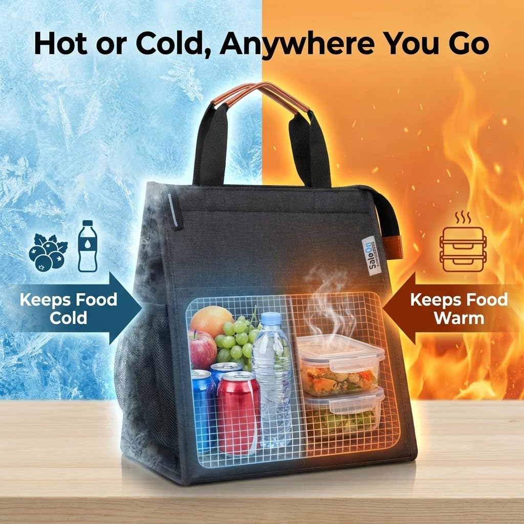 Insulated Lunch Bag - Keep Food Fresh! -2 Insulated Lunch Bag - Keep Food Fresh! -2
