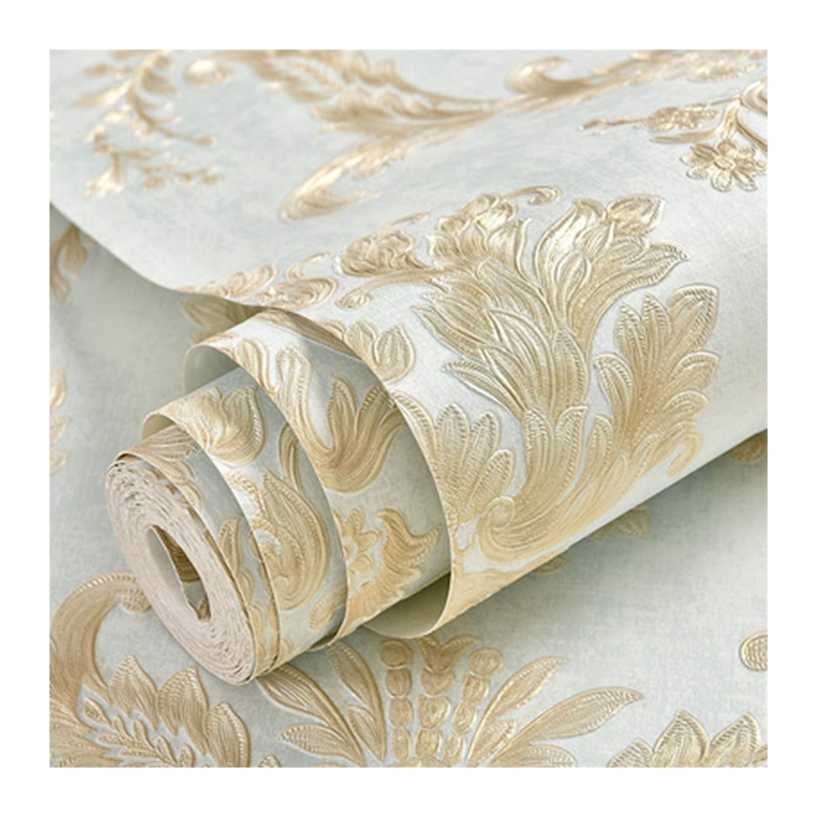 Carta da Parati Carta Da Parati Autoadesiva Modello In Rilievo Blu Sbucciato E Incollato Carta Di Contatto 0.53x3m / 0.53x6m, Materiale Decorazione Squisito Per Soggiorno, Camera Da Letto E Sala Da Pr