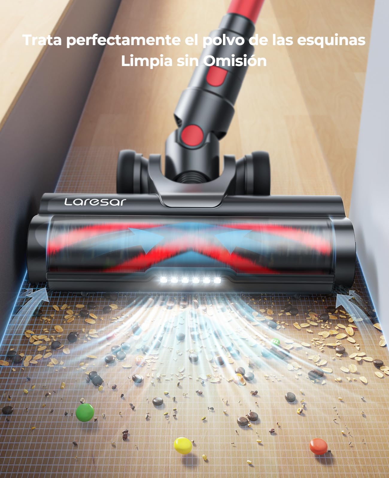 Aspirateur Balai 450W 38Kpa 1.5L avec Aromathrapie