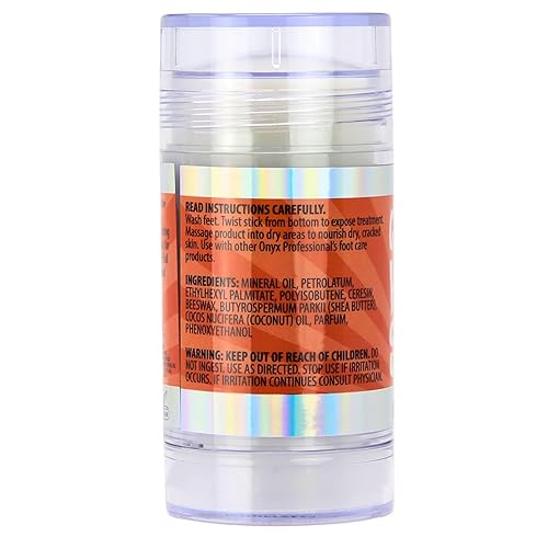 Miniatura 2 de Onyx Professional Bálsamo reparador de talón agrietado, aroma cítrico, 1 paquete  Talones secos agrietados tratamiento para pies agrietados, bálsamo