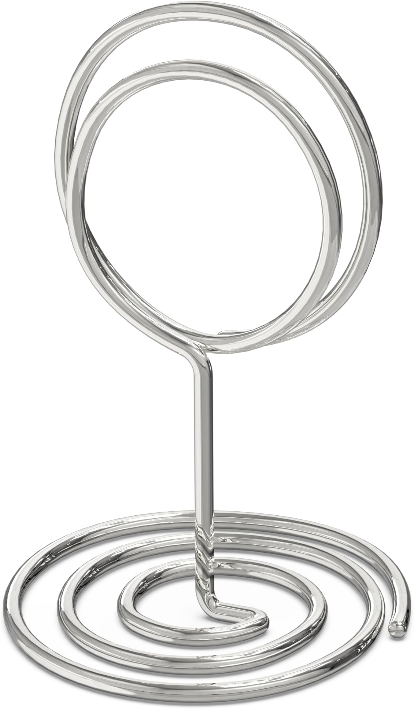 10 Pack Table Number Holders for Wedding - Silver Place Card Holder - Table Sign Holders - Picture - Photo Holders for Tables - Mini Table Number Stands Silver - Small Table Number Holders Clip Stand
