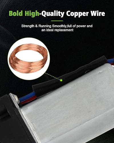 Miniatura 4 de SCITOO 742-600 Motor de elevación de ventana eléctrica 1987-1988 para Chevrolet Nova, 1988 para Toyota Van, 1997-2004 para Mitsubishi Montero Sport,