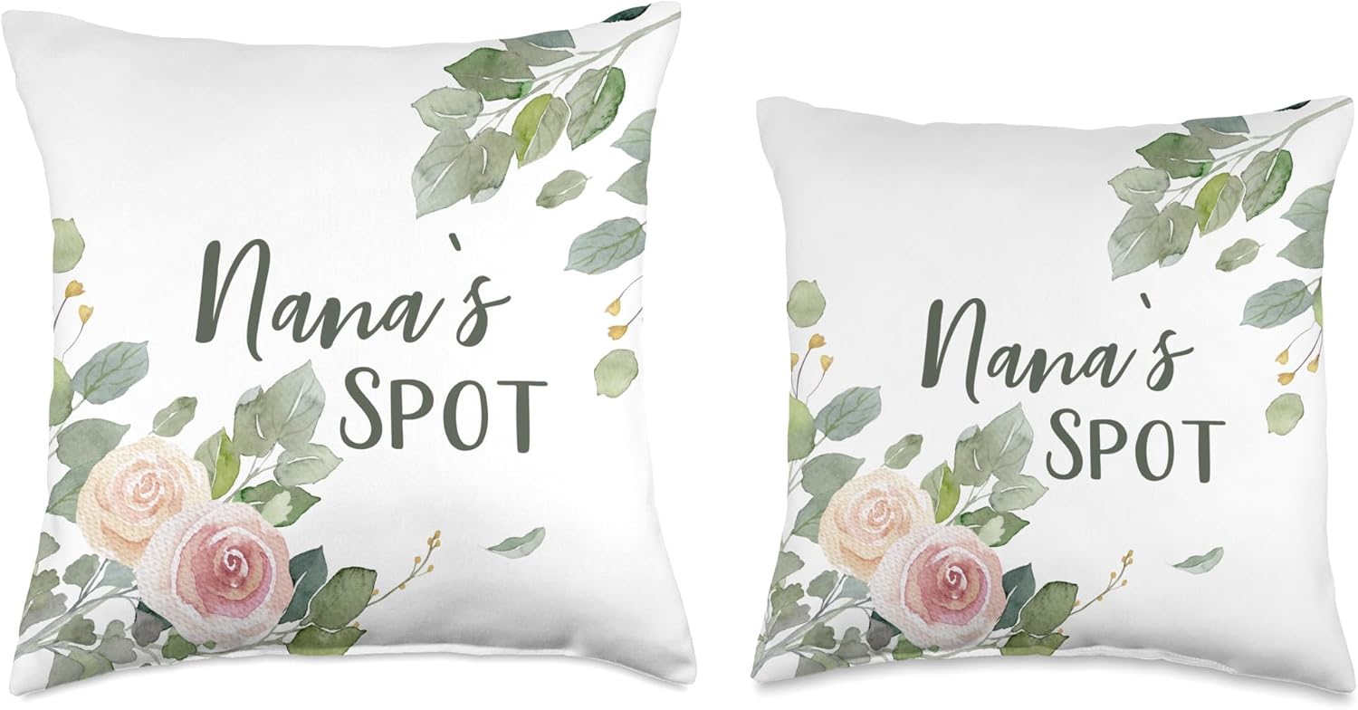 Nana's Spot gift for Grandma Home Décor present Throw Pillow