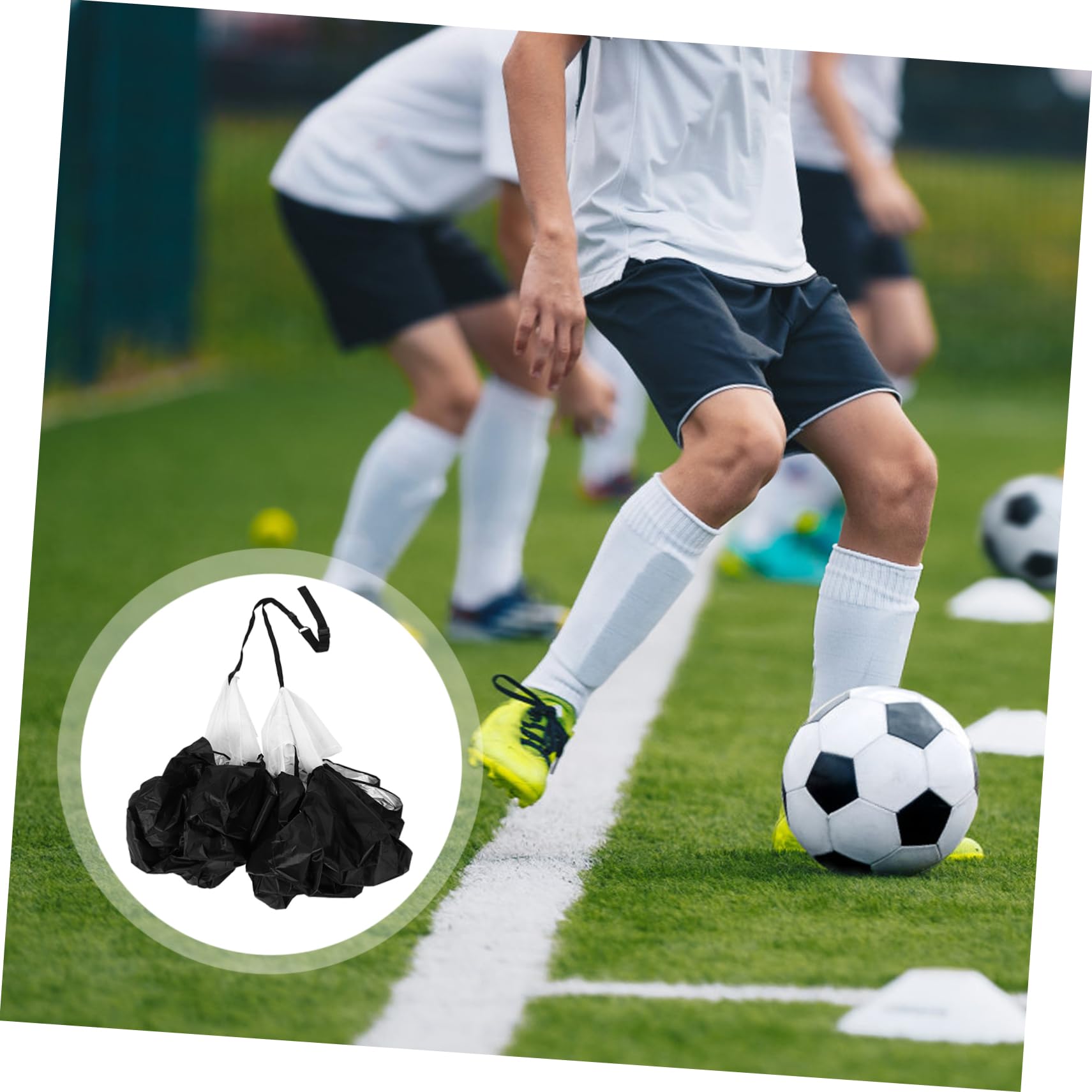 BESPORTBLE Forniture per Allenamento di Calcio Trascinare Paracadute Allenamento di Resistenza alla velocità Ombrelli Allenamento di velocità Paracadute da Calcio velocità Scivolo Paracadute