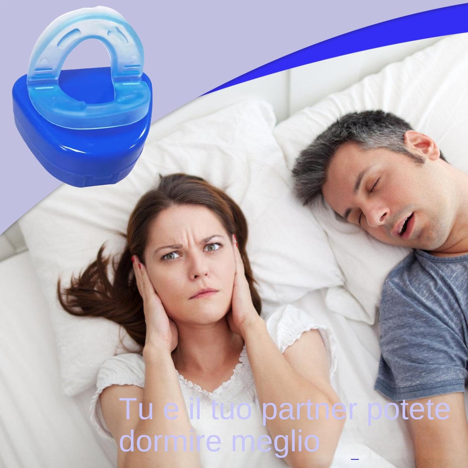 RinovaX - Bite anti-russamento silenzioso universale (1 pezzi)