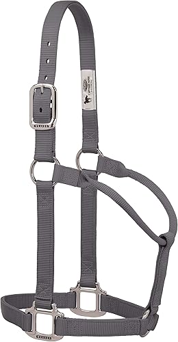 Weaver Leather Cabestro original de nailon no ajustable con herrajes cromados