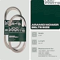 Vista 2 de UDC - Correa de aramida para plataforma de cortadora de césped 954-05021, 99.75 pulgadas