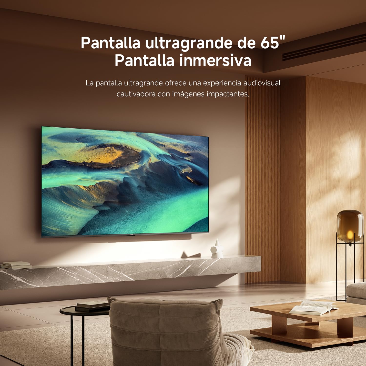 XIAOMI TV F Pro 65, 65 Pulgadas (165 cm), 4K UHD QLED, Smart TV, Fire OS8, Control por Voz Alexa, HDR10+, Modo Game Boost 120Hz, MEMC, Compatible con Apple AirPlay
