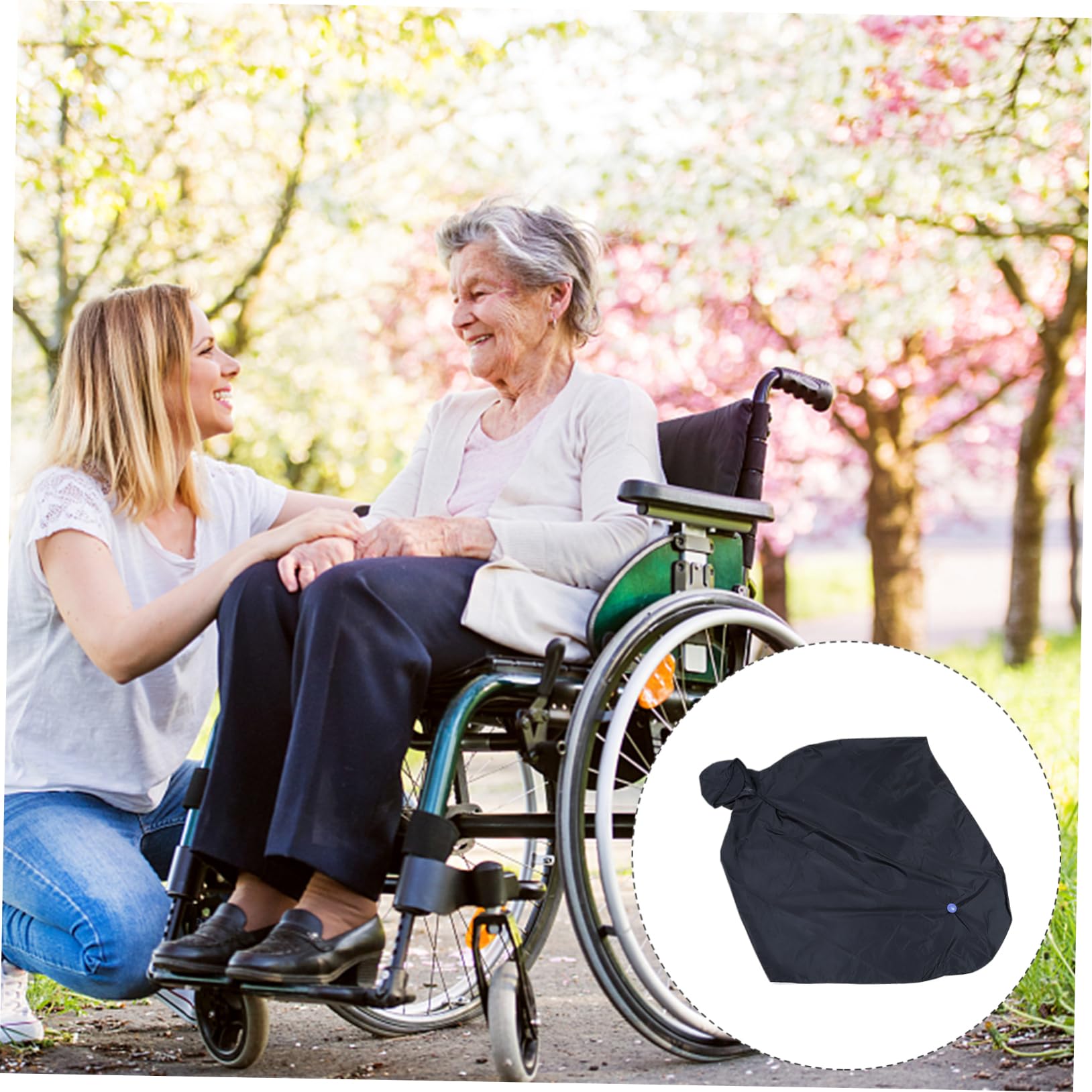 GALPADA Mantellina Antipioggia Per Bicicletta Con Cappuccio Poncho Windproof Per Attività Outdoor Blu