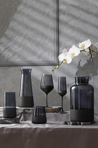 Miniatura 8 de RAKLE Juego de 4 copas de vino de tallo largo de 16.5 onzas para vino tinto y blanco, juego de cristalería sin plomo de alta calidad, copas de vino