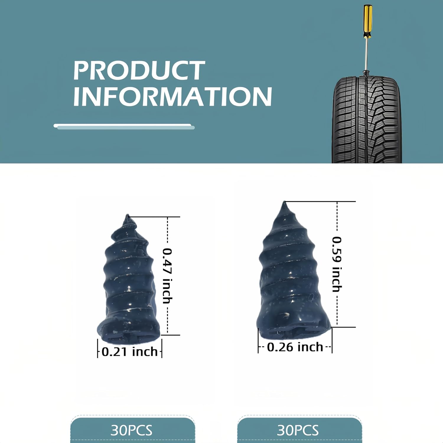 Revive Your Ride: The Ultimate 60 PCS Tire Repair Kit You Need!