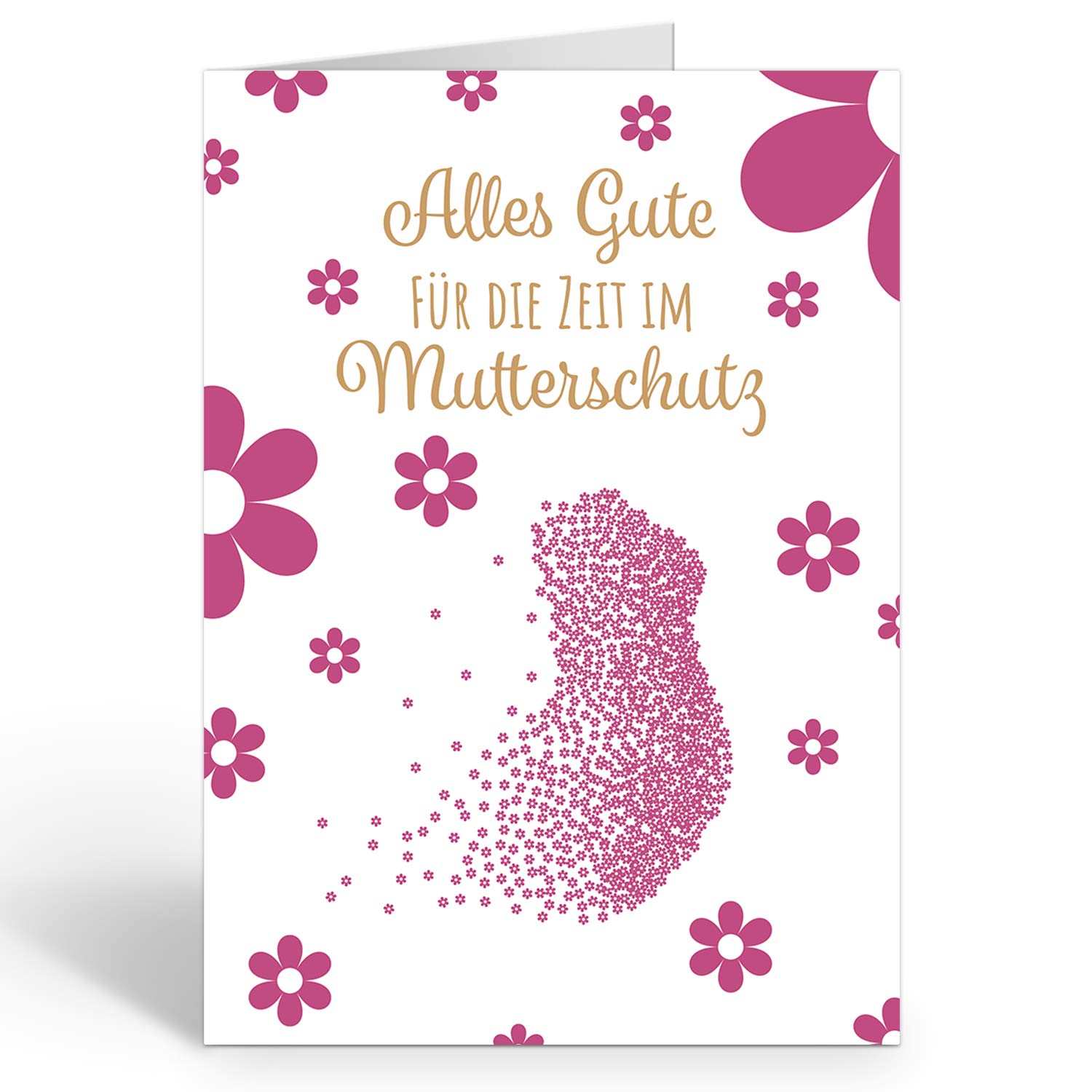 XXL Abschiedskarte Für Mutterschutz – DIN A4, Mit Umschlag | „Alles Liebe Für Die Zeit“ | Für Kolleginnen
