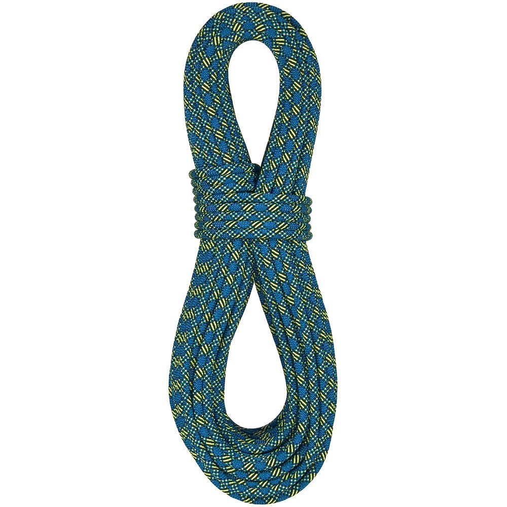 BlueWater Ropes 8.4mm Excellence Double Dry Dynamic Half Rope (Blue, 60M)