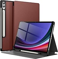 Vista 14 de JETech Funda para Samsung Galaxy Tab S10 Plus/Tab S9 Plus de 12.4 pulgadas con soporte para S Pen y funda protectora para tableta, diseño de folio