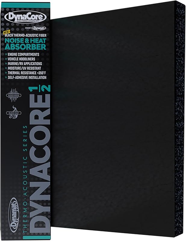 Isolante térmico e acústico automotivo Dynamat DynaCore – 1,27 cm (1/2 in)