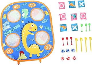 Kisangel 1 Set Throw Sandbags Toss Dart Board Bean Bag Hole Game Cornhole Boards Toddlers Toys Tent for Kids Outdoor Bean Bag for Kids Sandbag Playthings Toss Games Plaything Toss Game Kit