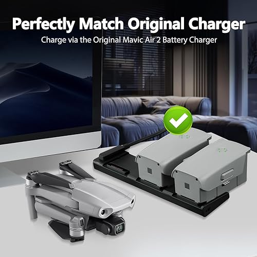 Miniatura 6 de Mavic Air 2Mavic air 2s Batería, 3500 mAh LiPo Batería de Vuelo Inteligente Reemplazo para DJI Mavic Air 2Mavic Air 2s Drone Batería, 34 minutos de