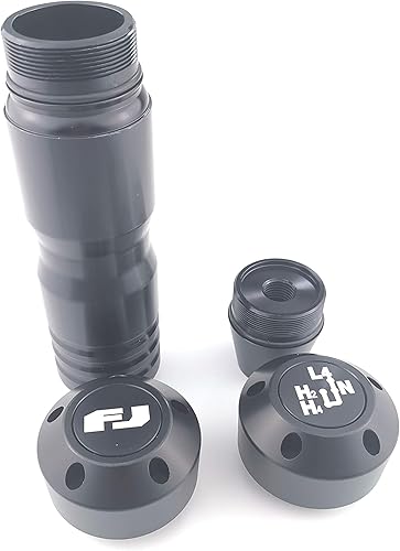 Miniatura 8 de Pomo de palanca de cambios negro para Toyota FJ Cruiser solo 2007-2015 Palanca de cambios Kit de caja de transferencia de camino hecho 6061 aluminio