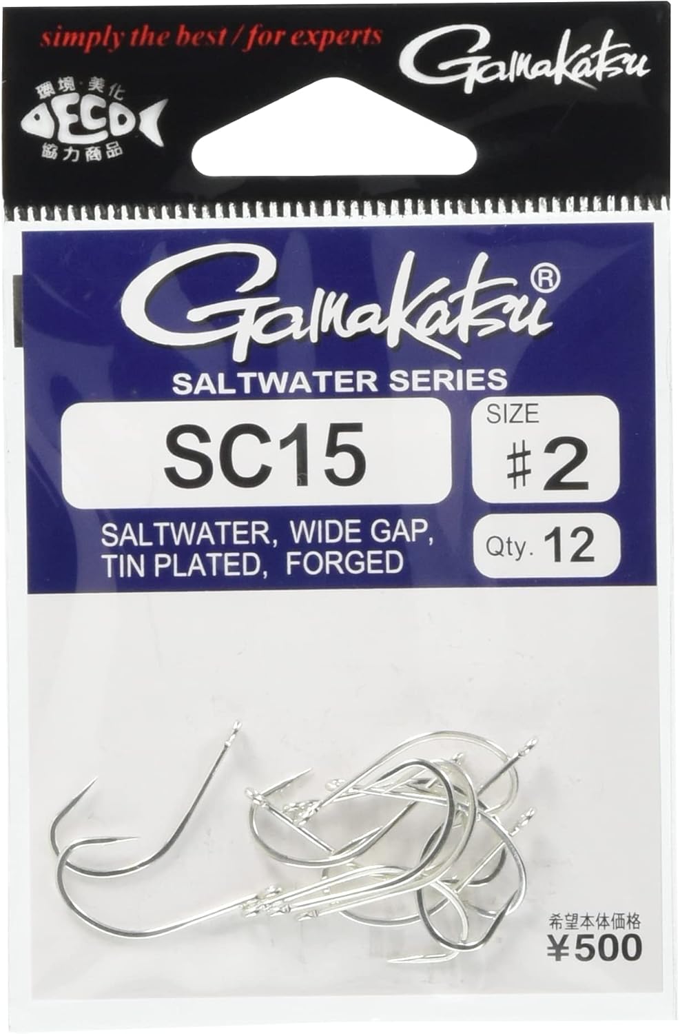 Gamakatsu 67702 Fly Hook, SC15, Silver, Various