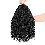 Dansama 6 Packs Passion Twist Hair Water Wave Braiding Hair for Butterfly Style Crochet Braids Bohemian Hair Extensions (12inch, 2, Economy Pack)
