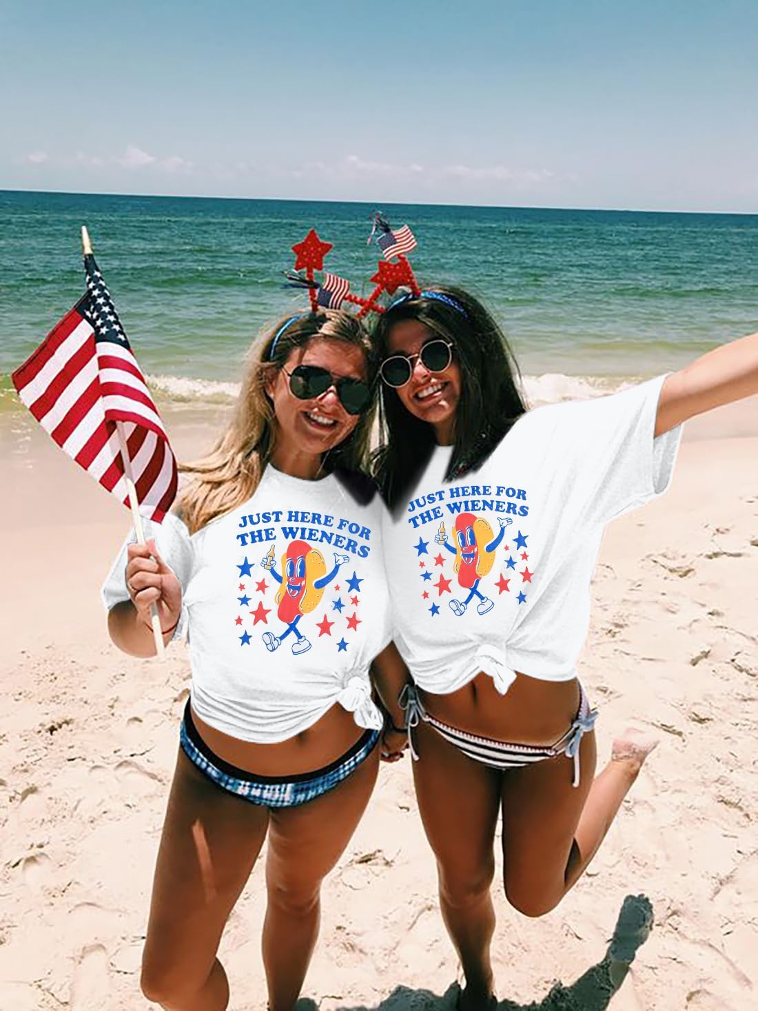 4th of July Shirt Women American Flag Shirt Independence Day Shirts Funny Patriontic Graphic Tee Tops