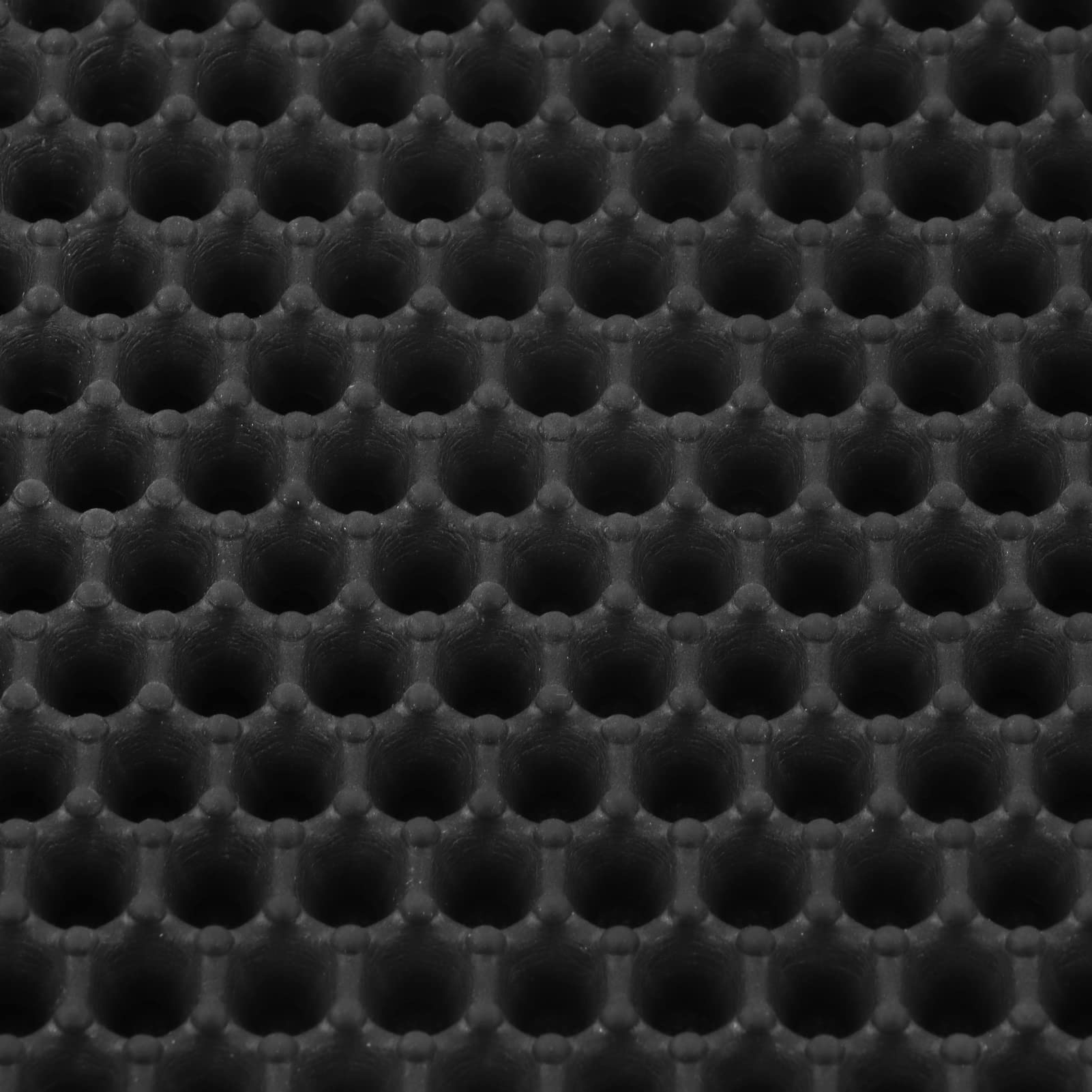Dwuwarstwowa mata pod kuwetę dla kota Otwory 3D w kształcie plastra miodu zapobiegają ślizganiu się Łatwa w czyszczeniu Mata do łapania kuwety dla kotów Antypoślizgowy trwały