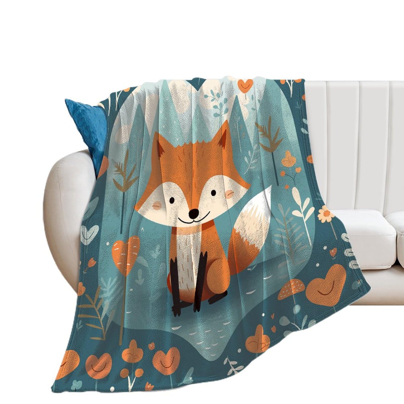Couverture en flanelle 152x203 cm plaid doux lit et canapé