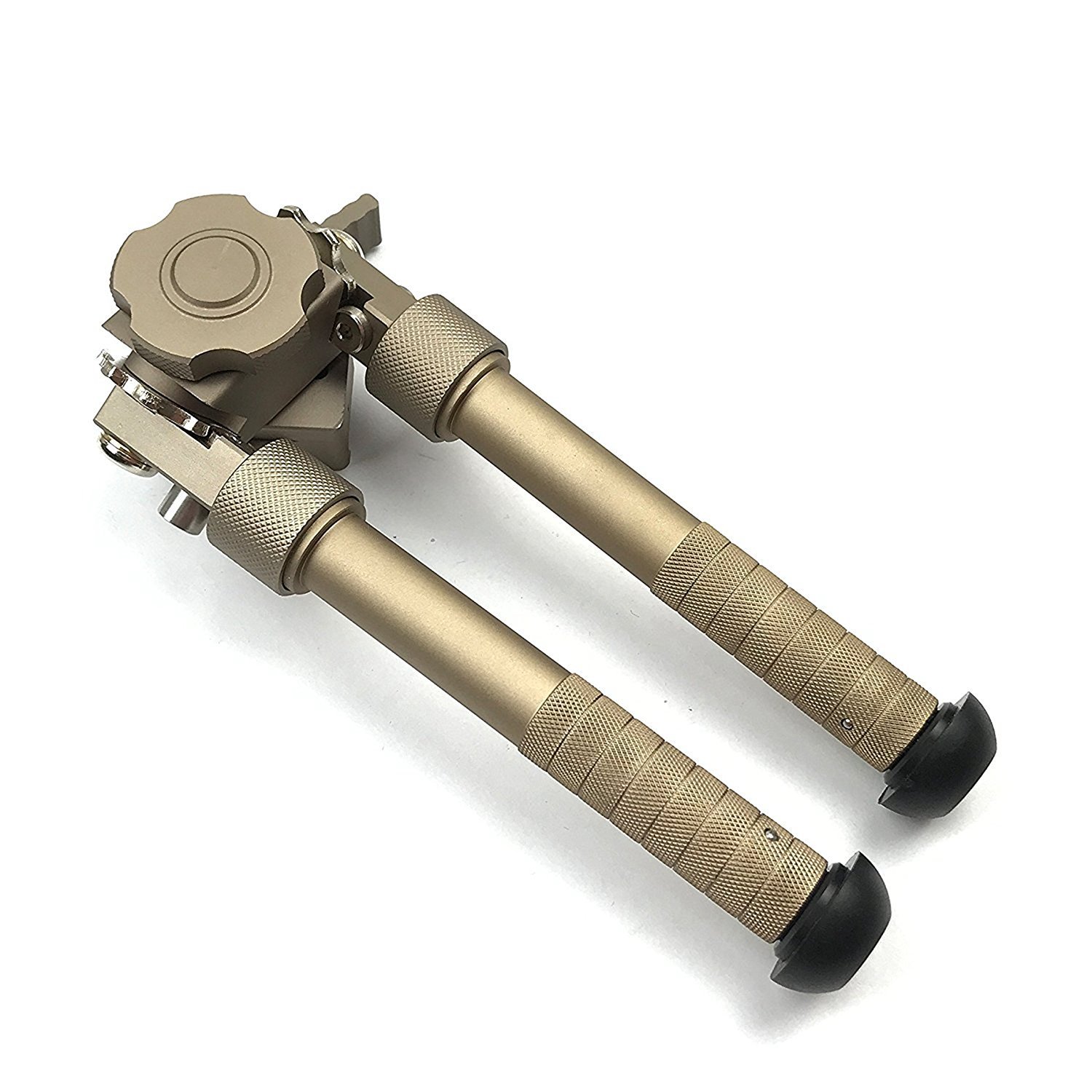 Bipied Fusil Tactique CYBERDAX V8 | Support Réglable 6,5-9,6 Pouces - Compatible Rail Picatinny, Plein Air, Tir Précision
