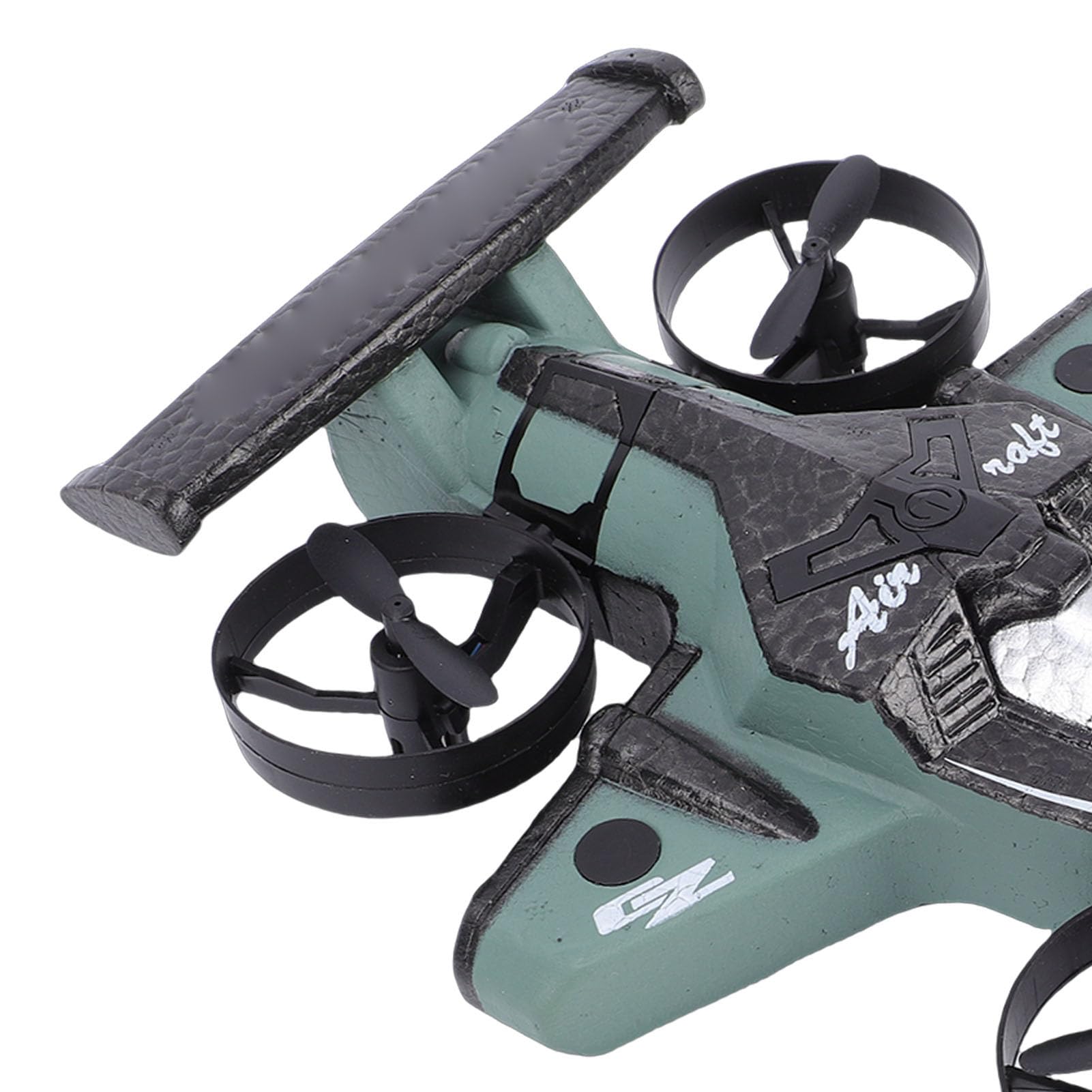 CCYLEZ Drone e Auto RC 2 in 1, Giocattolo RC con modalità di Volo e Deriva, Quadricottero Trasformabile per Bambini Adulti, Decollo Facile con Un Tasto, 3 velocità, Volo di 15 Minuti, (GREEN)