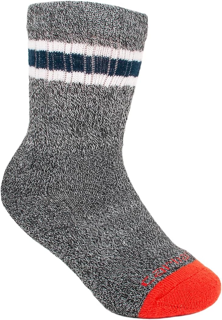 Carhartt Kid's SC0146J Boy's Midweight Camp Crew Sock 6-Pack