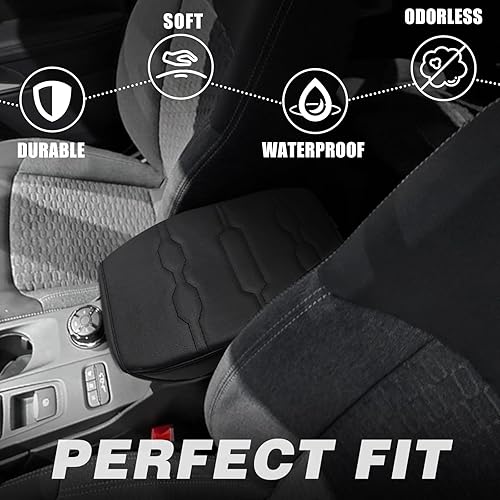 Miniatura 212 de Muslogy Funda de consola central compatible con Honda Pilot 2023 2024 2025, 2024 2025 2026 Ridgeline/Passport Accesorios para apoyabrazos, tapa