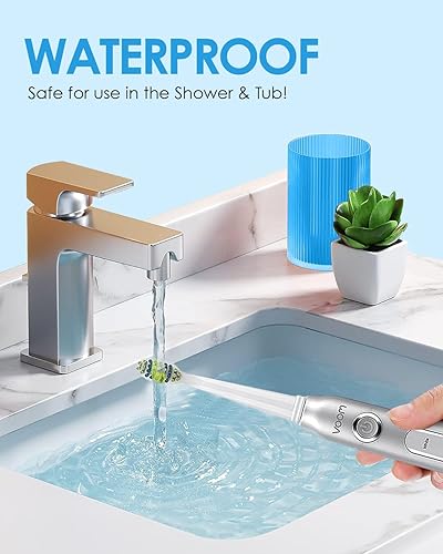 Miniatura 6 de Voom Sonic Cepillo de dientes electrónico recargable serie Pro 5, recomendado por dentistas, cuidado bucal avanzado, temporizador de 2 minutos con