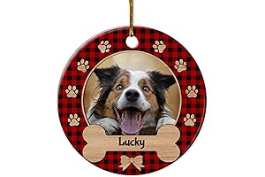 Personalized Christmas Dog Ornament 2022