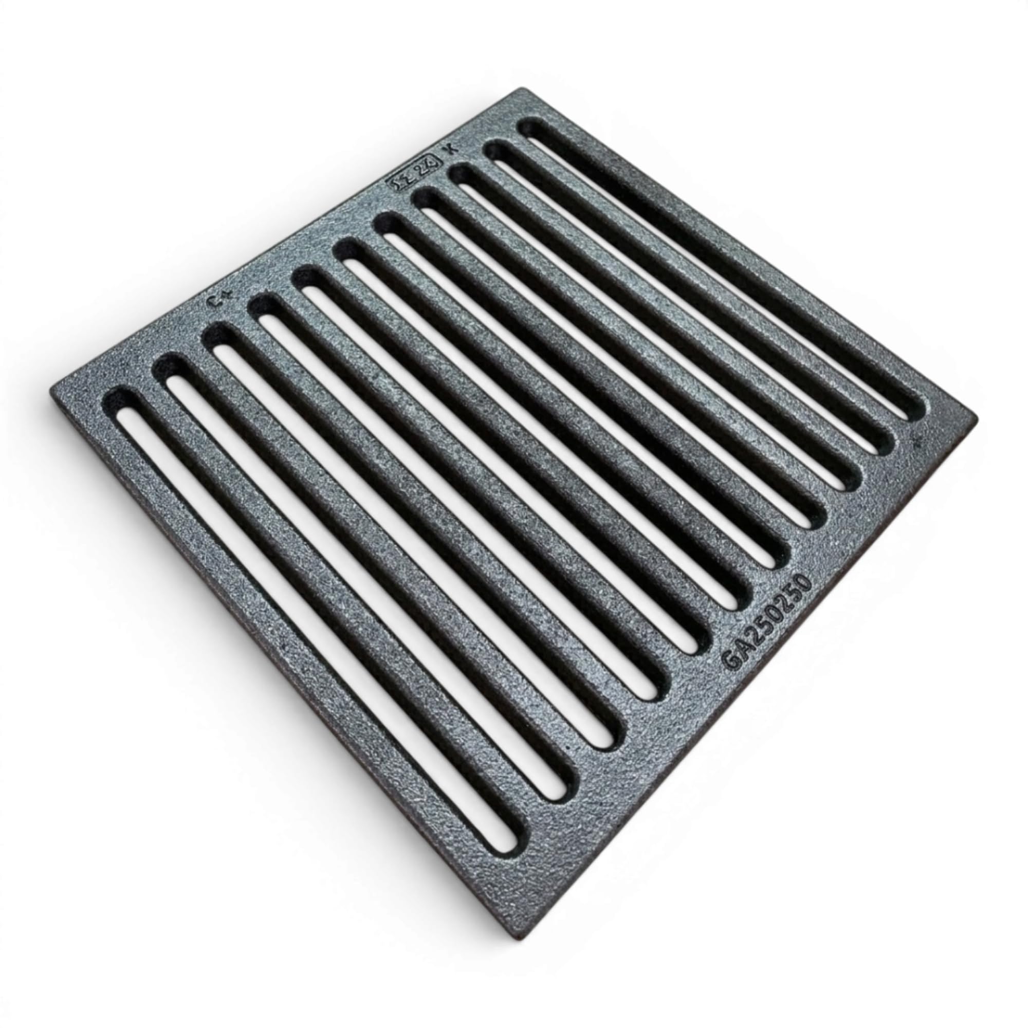 25 x 25 x 1 cm - Griglia per cenere 100% ghisa LUNA WAY CAST IRON | Ottimizza il tiraggio del camino e stufa | Resistente alle alte temperature | Facile pulizia