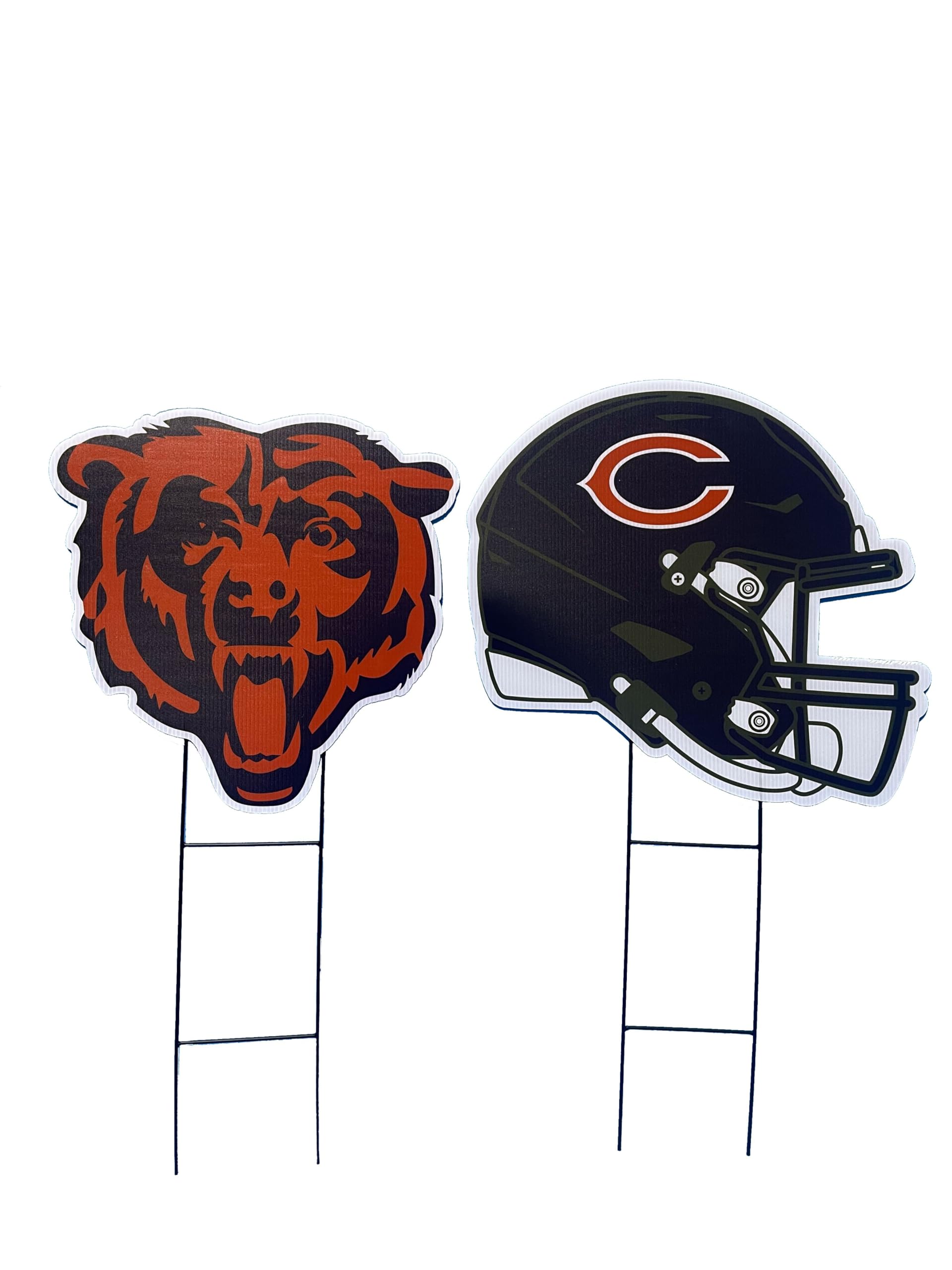 Proformance Home NFL Logo & Helmet 2 Pack Yard Sign Set