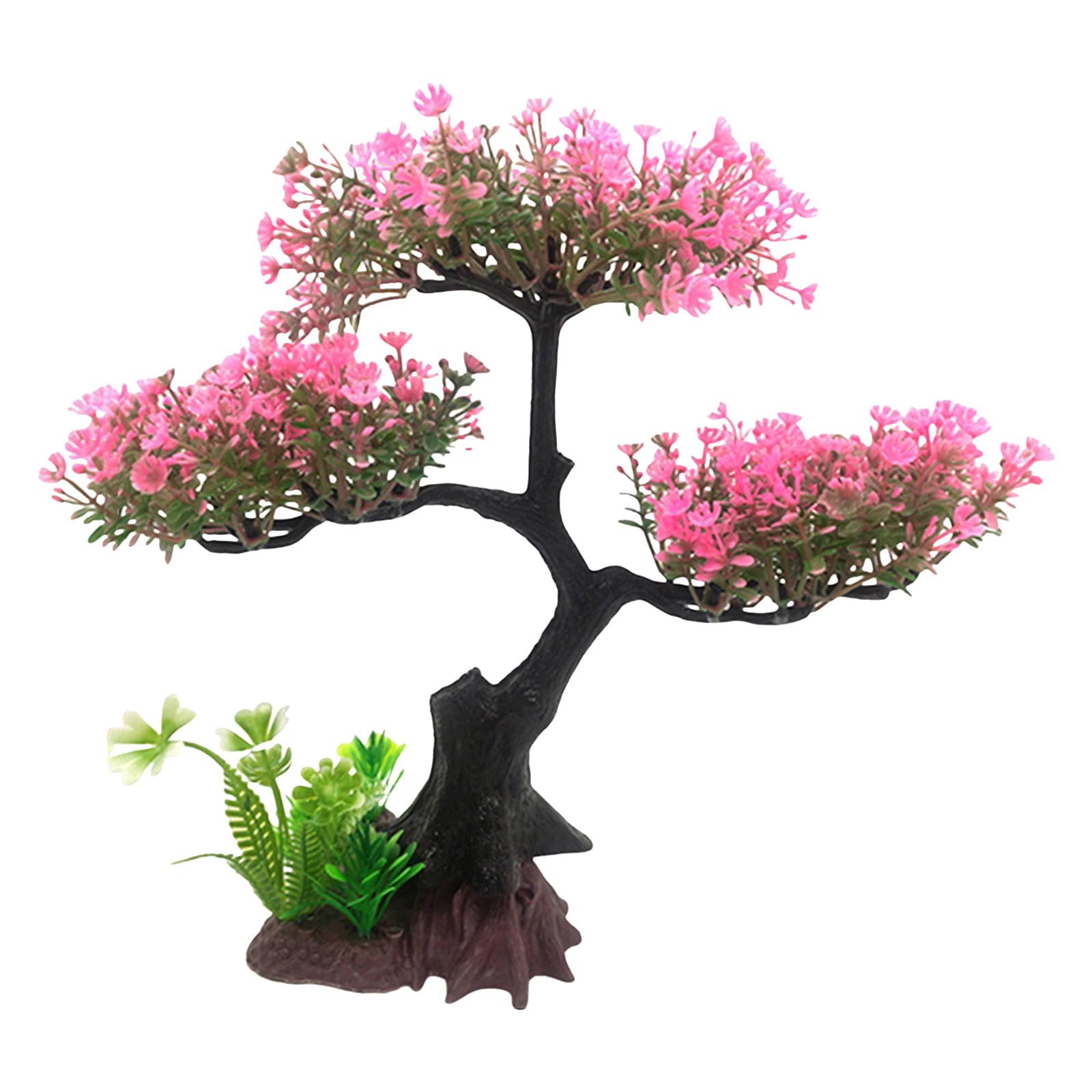 Realistic Artificial Plant Decor for Fish Tanks Underwater Landscape Aquarium Decor Artificial Aquatic Fish Ornaments Fake Water Aquarium Plant Decorations Decoration Aquascaping Supplies Garden Pond