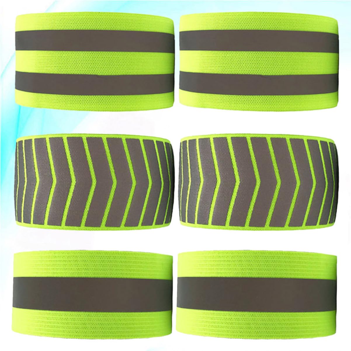 Toddmomy 18 Piezas Correa De Muñeca Reflectante Pulsera Verde Bicicleta Reflector Pulseras De Visibilidad Pulsera Verde Brazalete Reflectores Pulseras Fluorescentes Correa De Tobillo