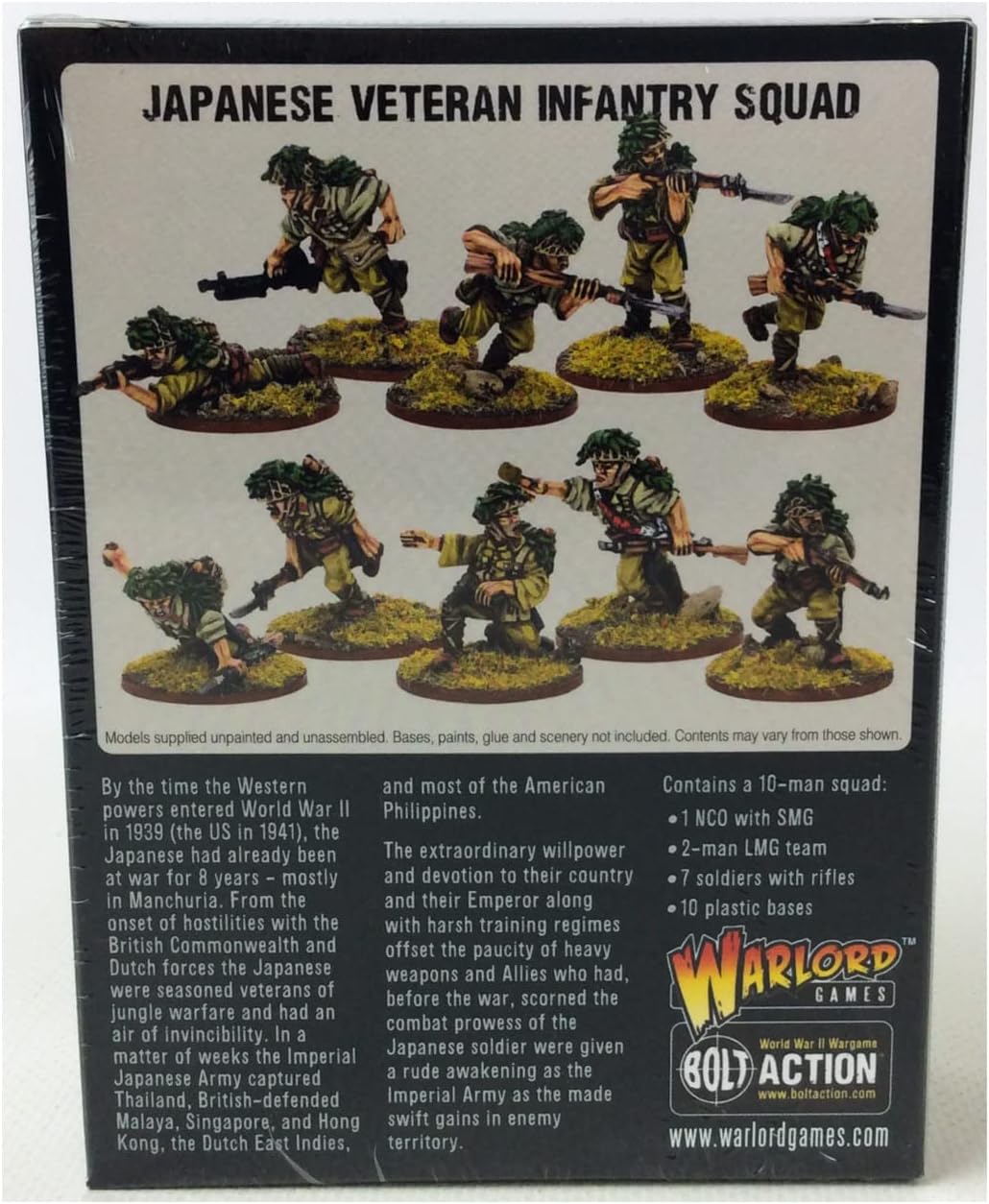 Warlord Games, Bolt Action, Japanese Veteran Infantry Squad