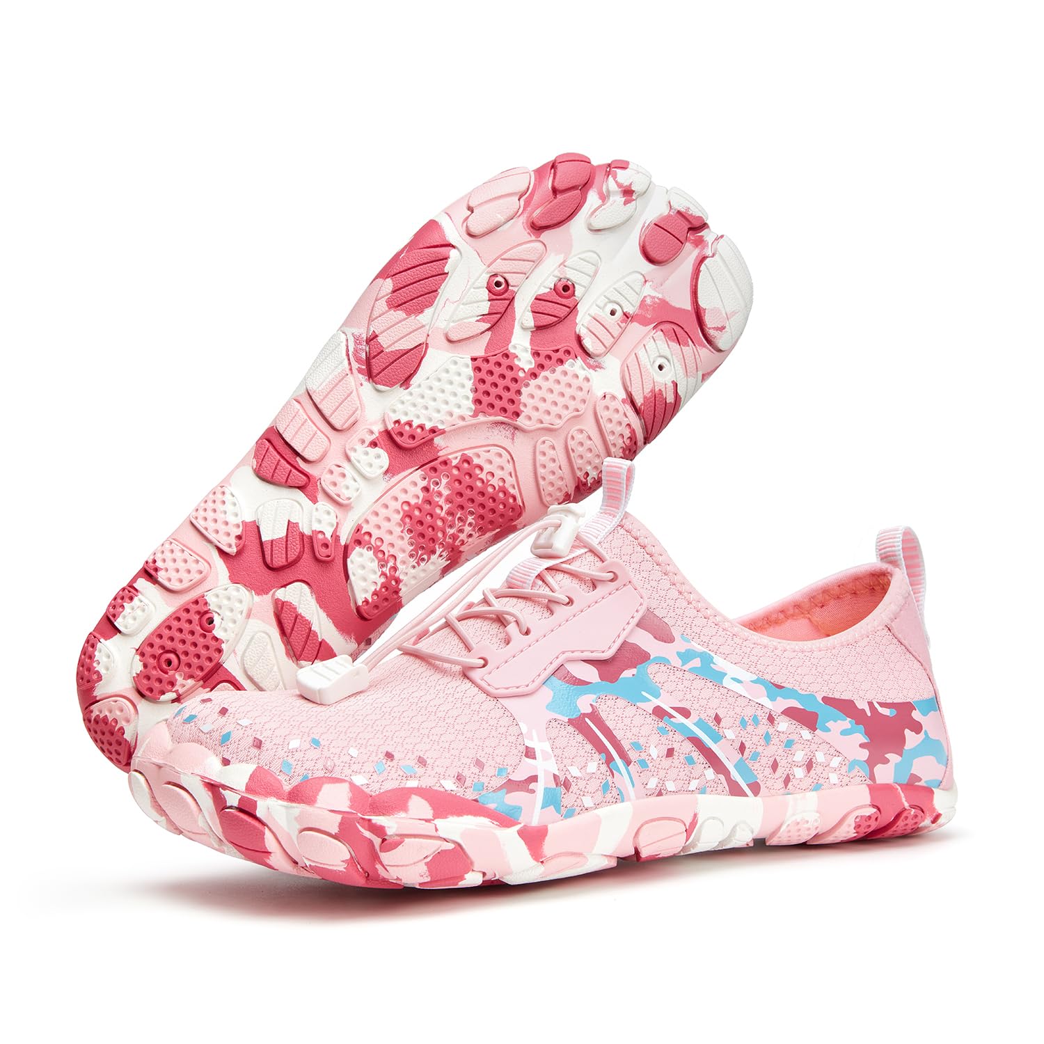 ATHMILEHiking Barefoot Water Shoes for Women Men Beach Swim Aqua Pool River Quick Dry Athletic Wide Toe Outdoor Sport Kayaking Boating Rock Climbing Yoga Lake