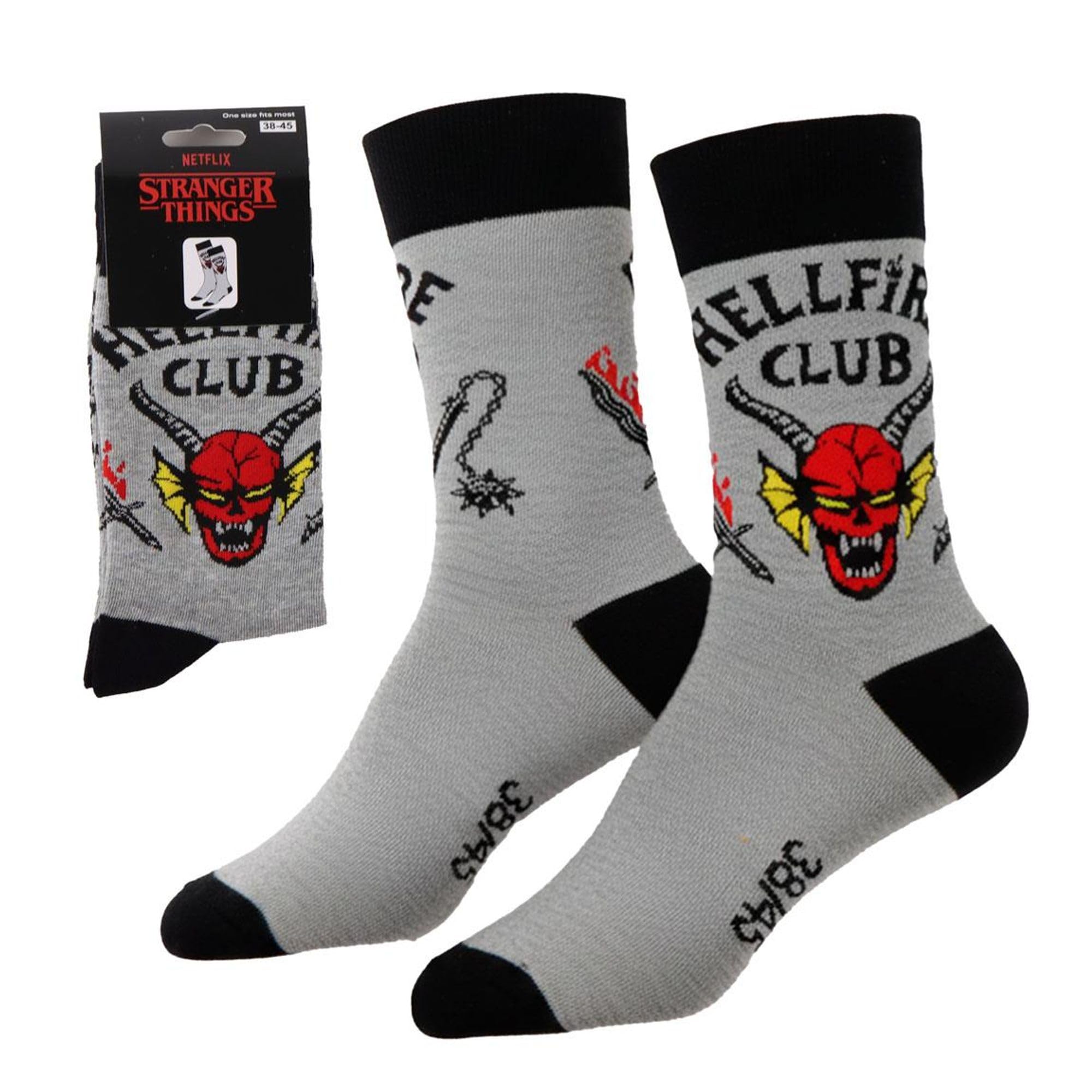Chaussettes Stranger Things confortables pour un usage quotidien - Lot de chaussettes Stranger Things pour fans de la série