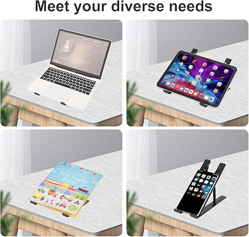 Miniatura 4 de Soporte ergonómico y plegable para computadora de escritorio, elevador ajustable, se adapta a todas las computadoras portátiles y portátiles de